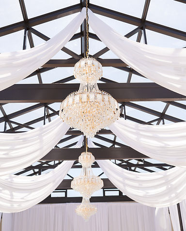 Large scale luxury event setup at Chateau de Lis