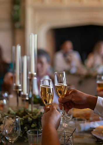 Romantic table setting at Chateau de Lis